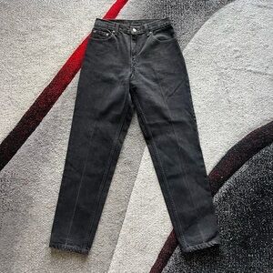 Levi’s Black 550 Relaxed Fit Tapered Leg Jeans